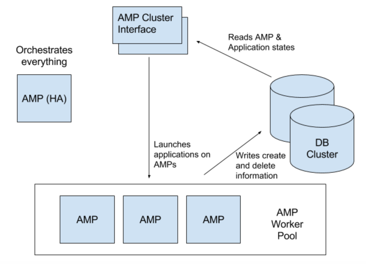 AMP Cluster Structure